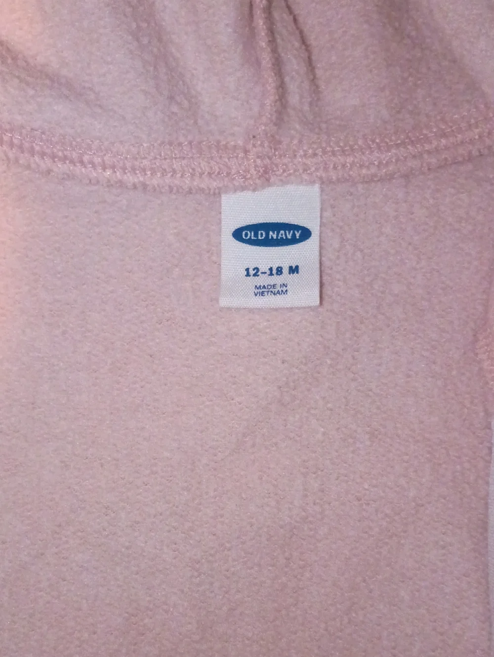 Old Navy Light Pink Girls' Hooded Zip Sweatshirt